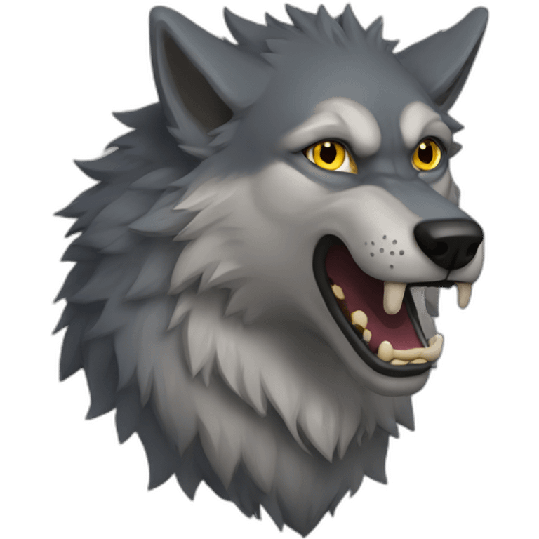 Loup garou emoji