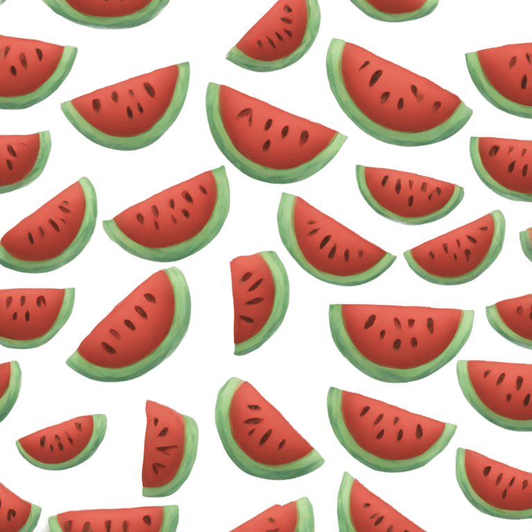 African watermelon emoji