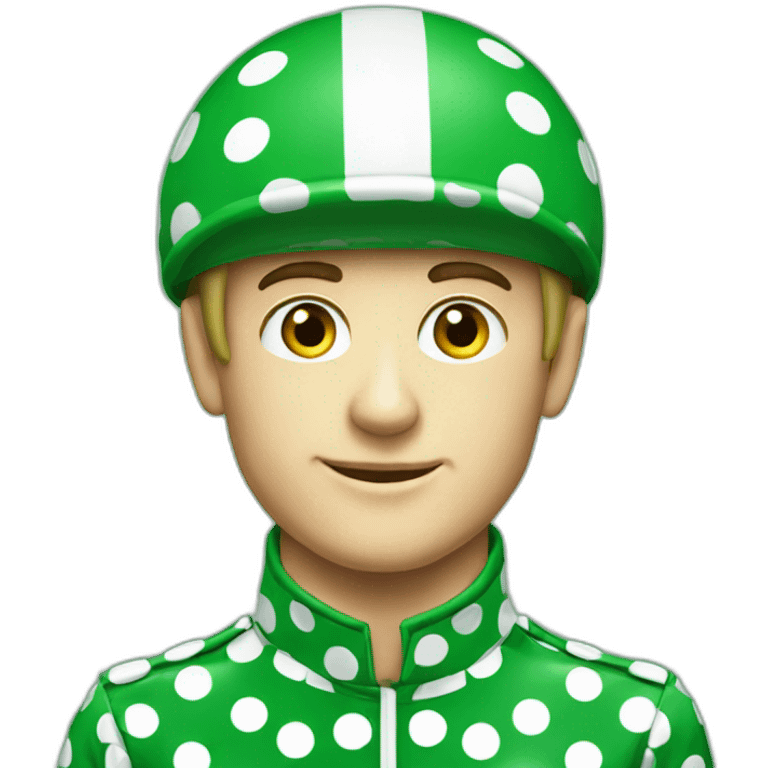 paul townend green polka dot jockey emoji