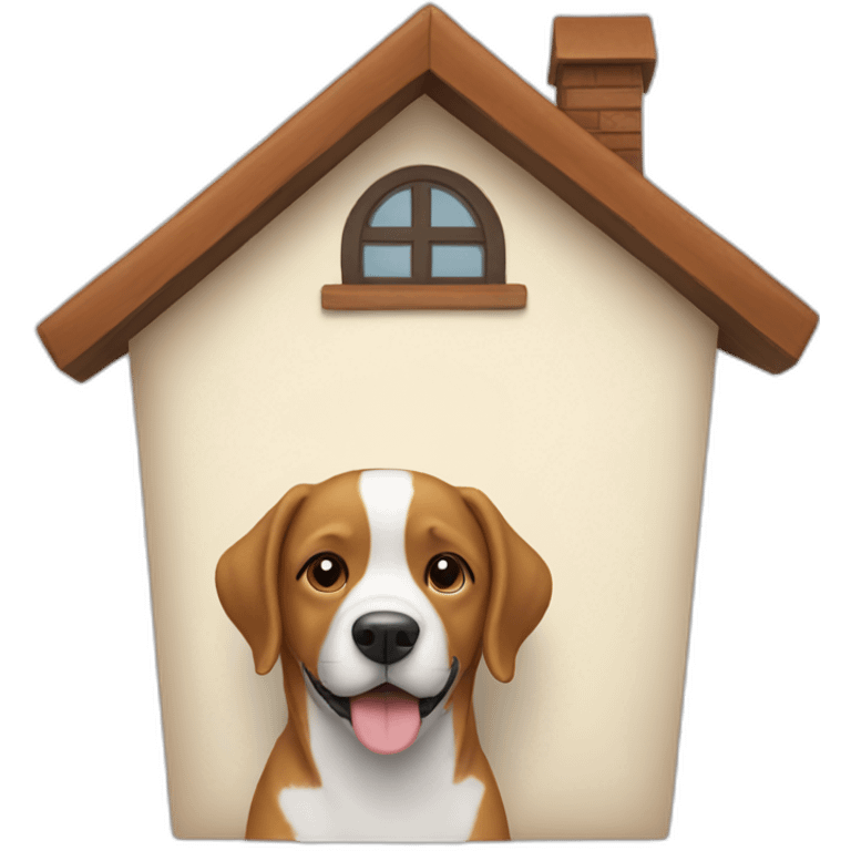 dog in a house emoji