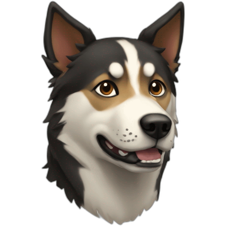 Kiba sur chien emoji