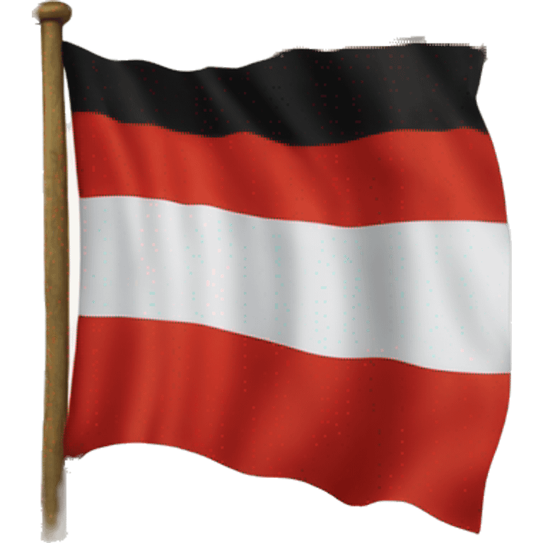 German empire flag from 1871 to 1918.  emoji