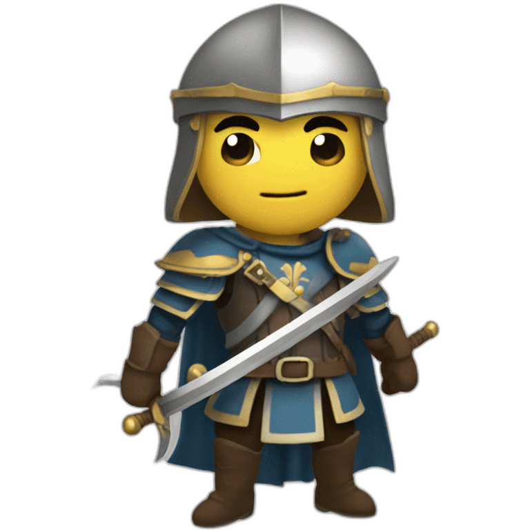 Chevalier link avec une épée emoji