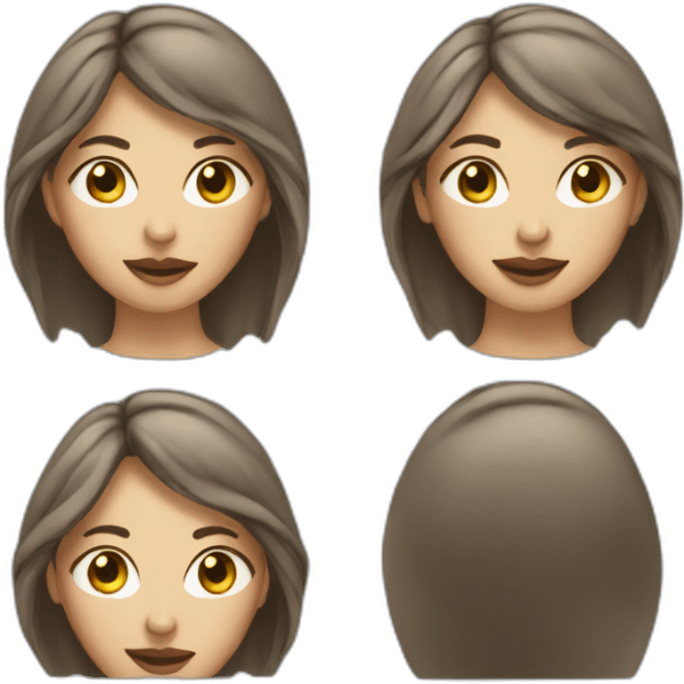 lady on ude emoji