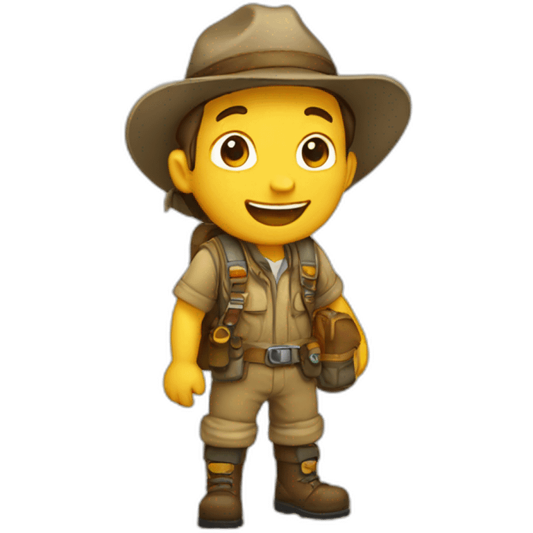 explorer happy emoji