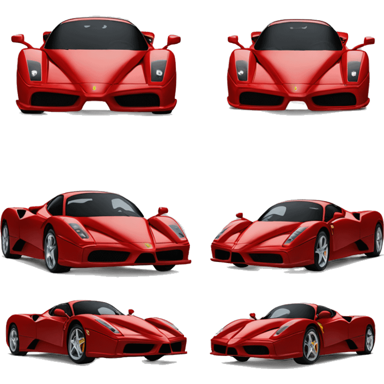 create a Ferrari enzo  red  emoji