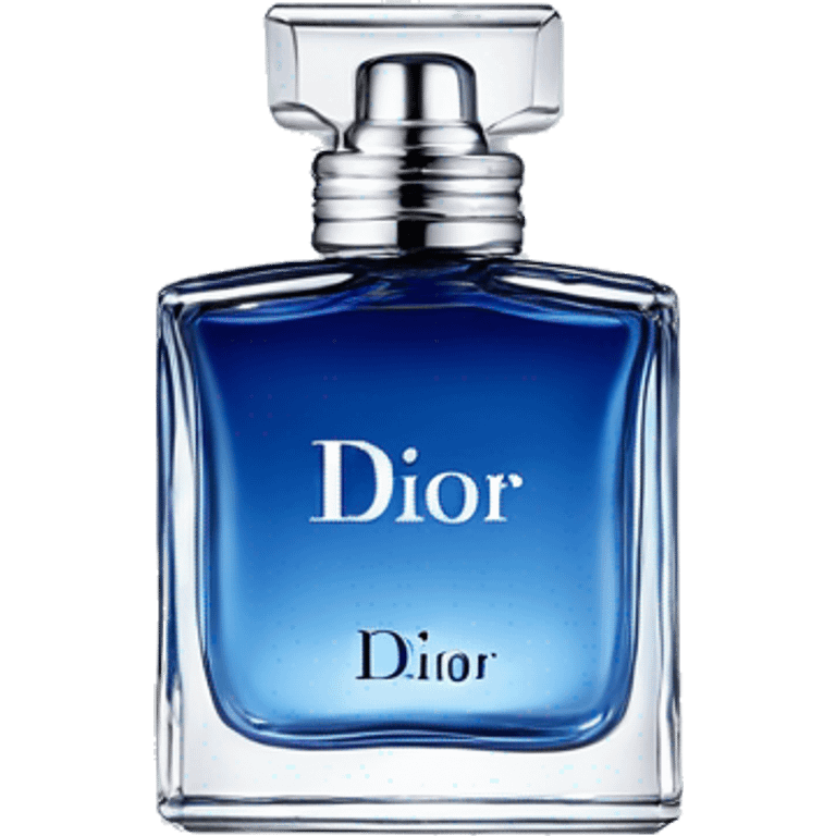 blue men’s dior perfume emoji