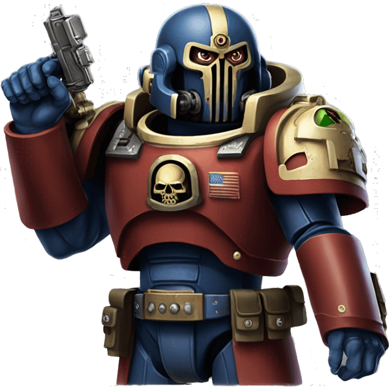 warhammer 40k space marine saying "Brother!:" emoji