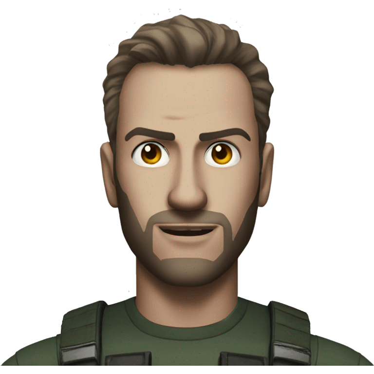 Chris red field from resident evil  emoji