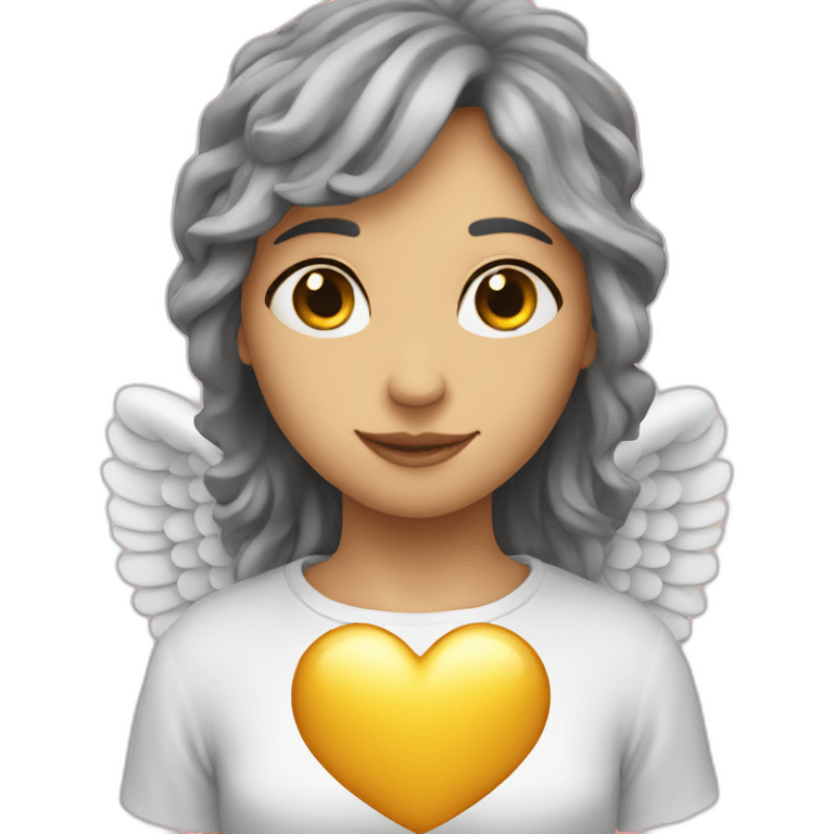 angel love heart emoji