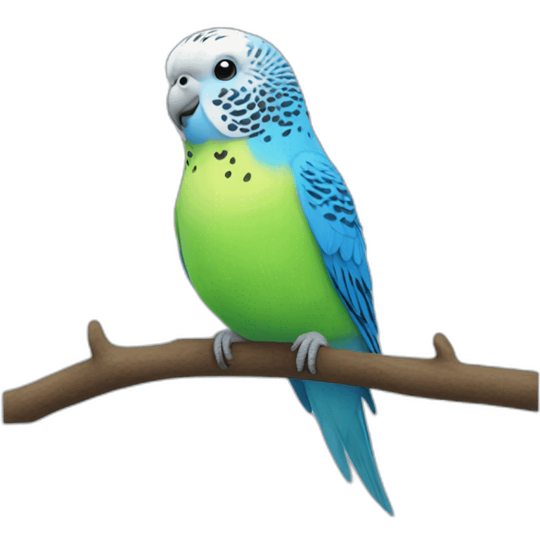 Blue budgie emoji