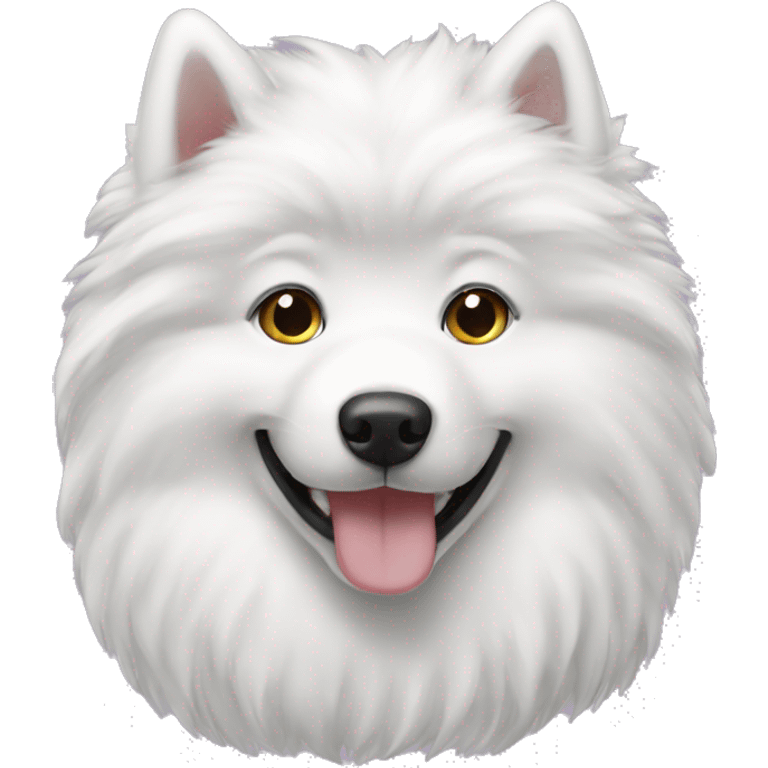 girl samoyed dog emoji emoji