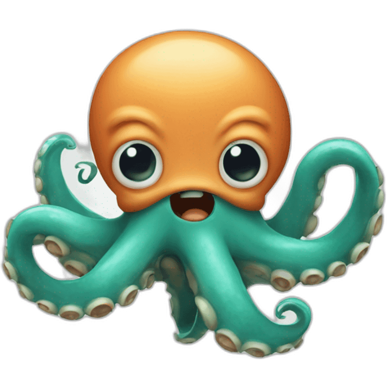 Octopus stinking emoji