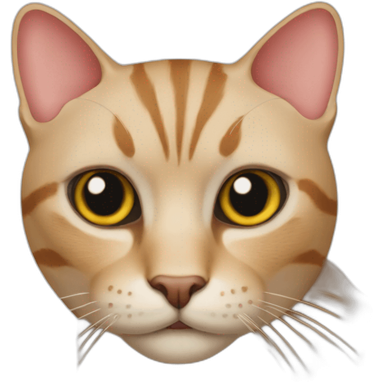 A skinless cat emoji