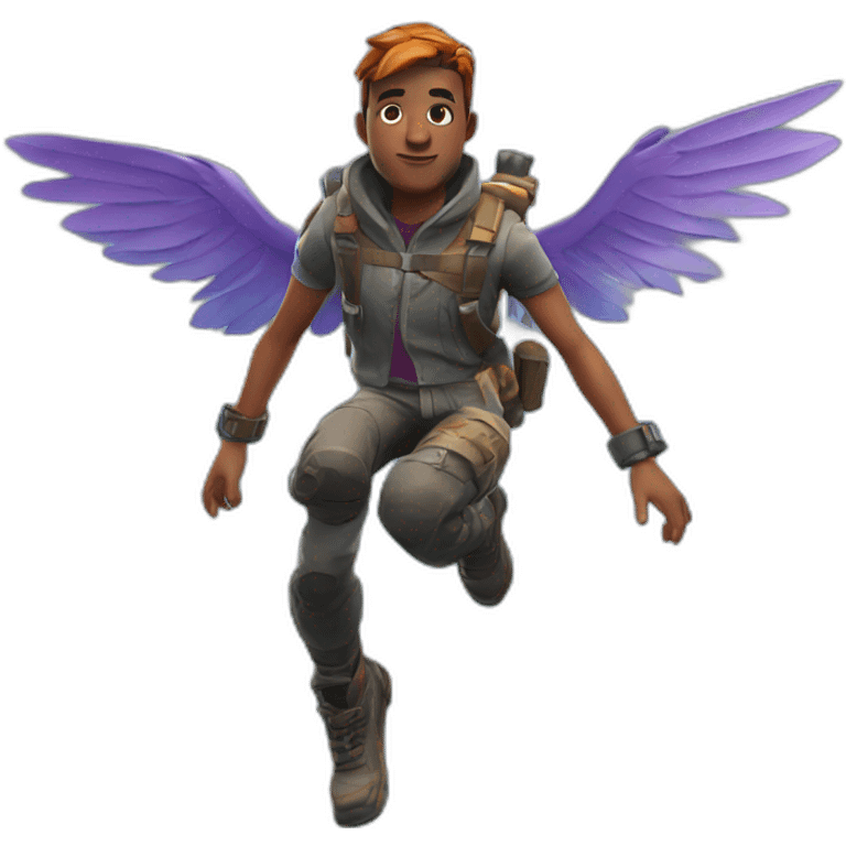 flying fortnite skin emoji