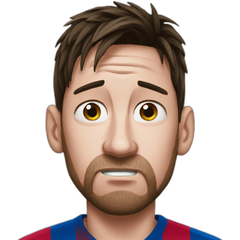 Messi-crying emoji