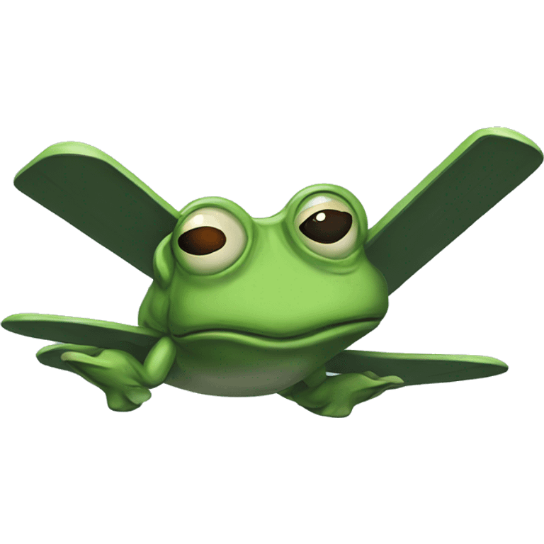 slackmoji frog flying an xwing emoji