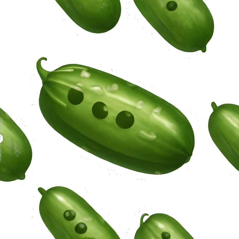 pickle with a face emoji