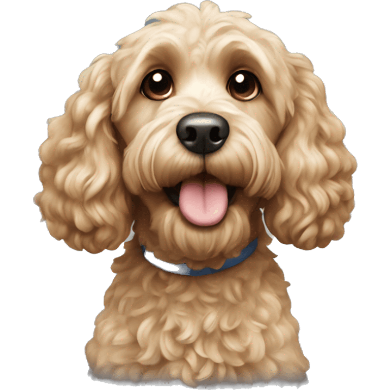 Cockapoo dog  emoji