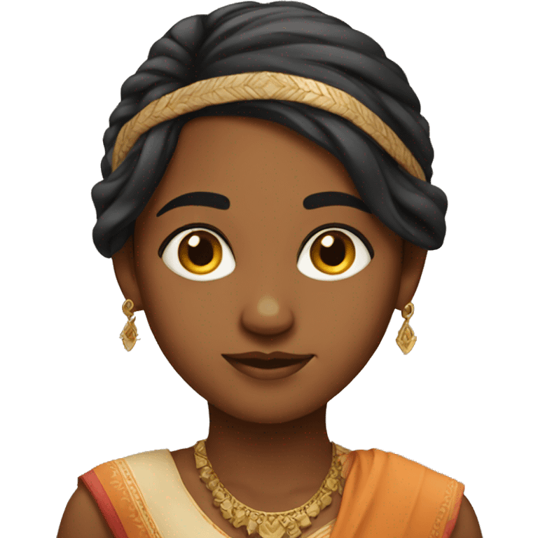 Indian girl  emoji