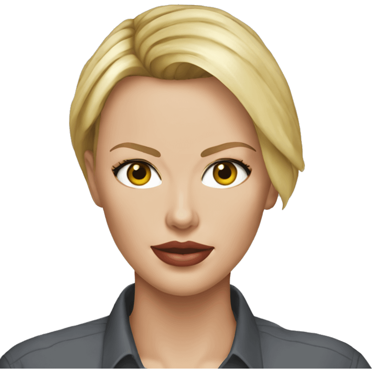 ultra realistic charlize theron wearing shirt emoji