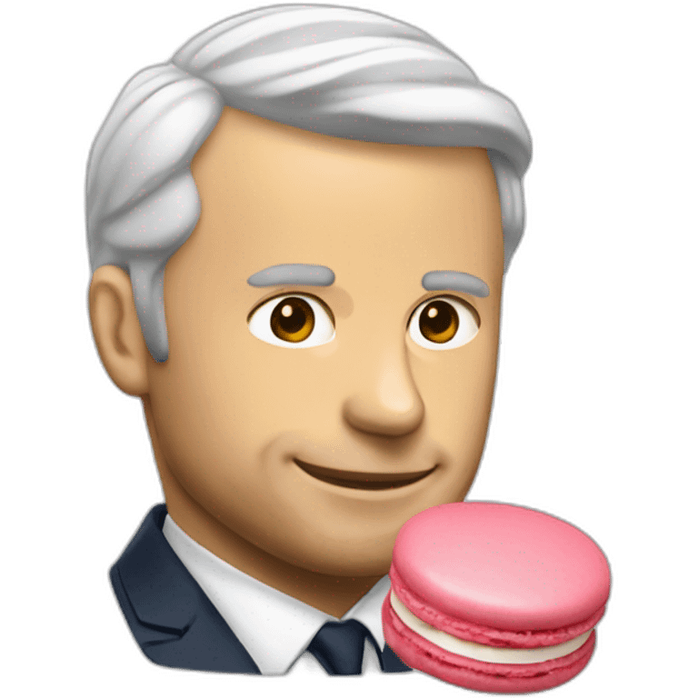 Macron macaron emoji