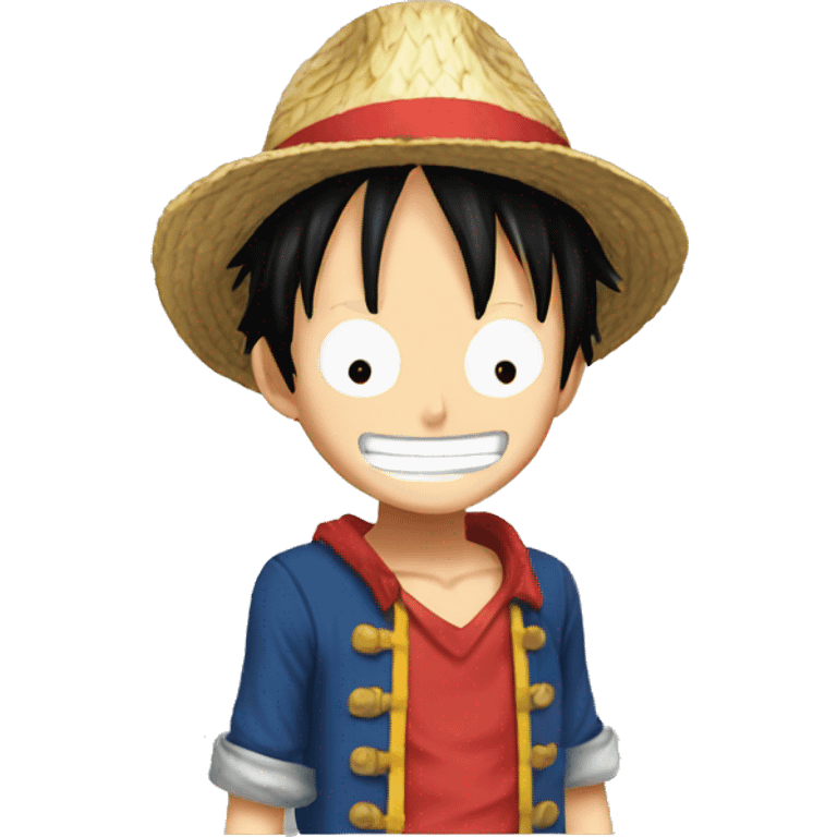 Luffy amoureux emoji