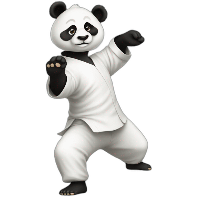 panda Taijiquan full body emoji