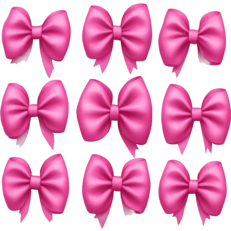 Pink bows  emoji