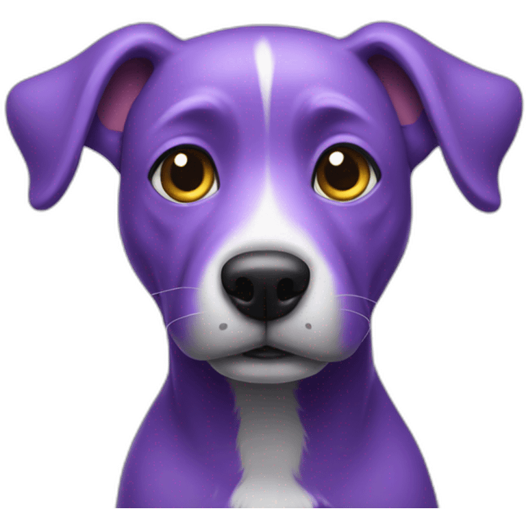 purple dog emoji