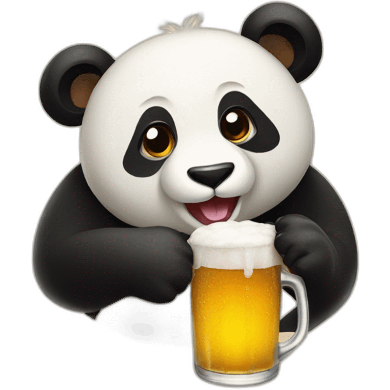 beer panda emoji