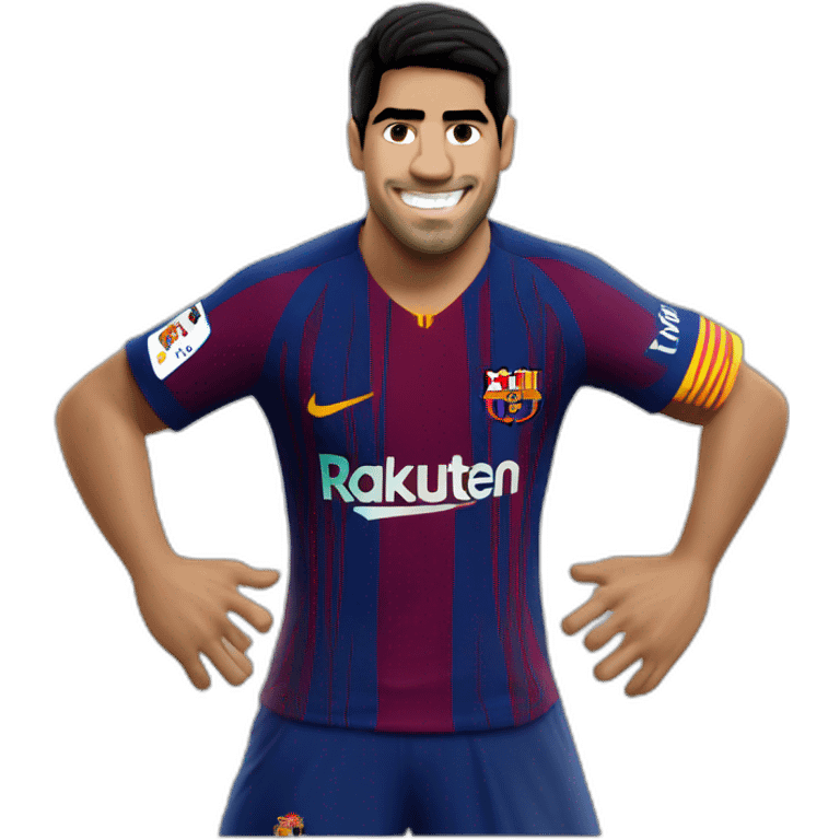 Luis Suarez Barcelona emoji