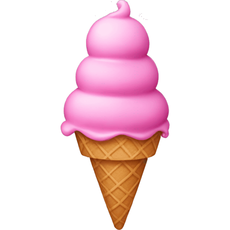 pink ice cream emoji