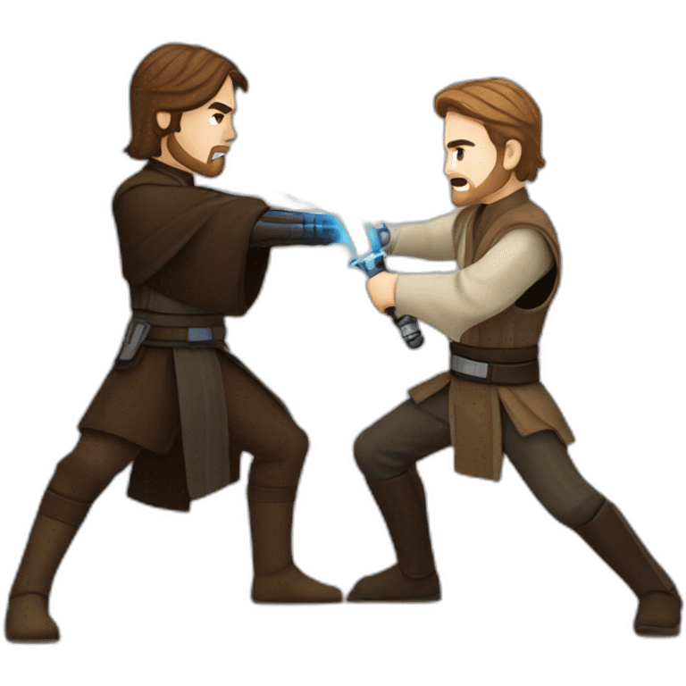 Anakin vs obi-wan battle emoji