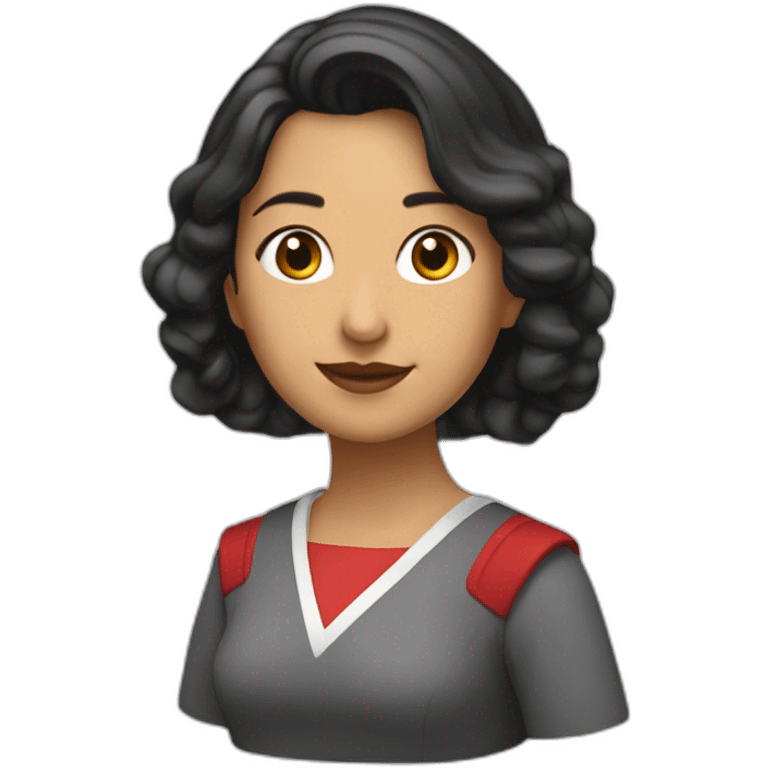 Thayri Galicia mujer speaker morena emoji