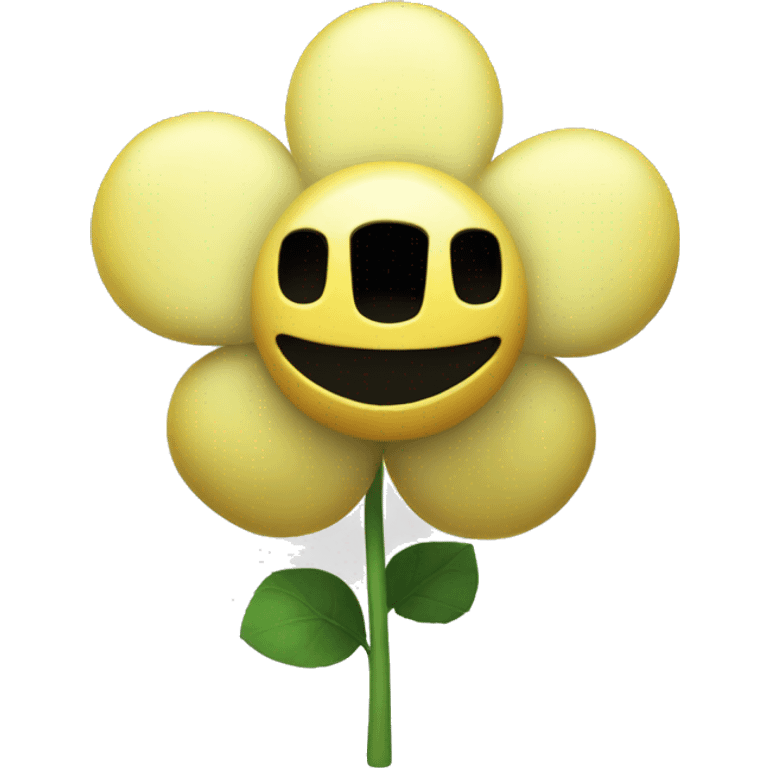 Flowey from Undertale emoji