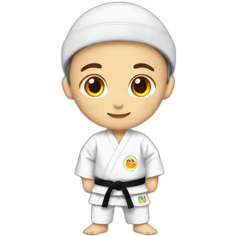 Un niño judoka emoji