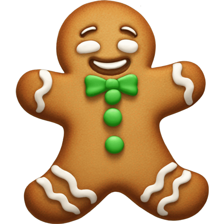 Cute gingerbread cookie  emoji