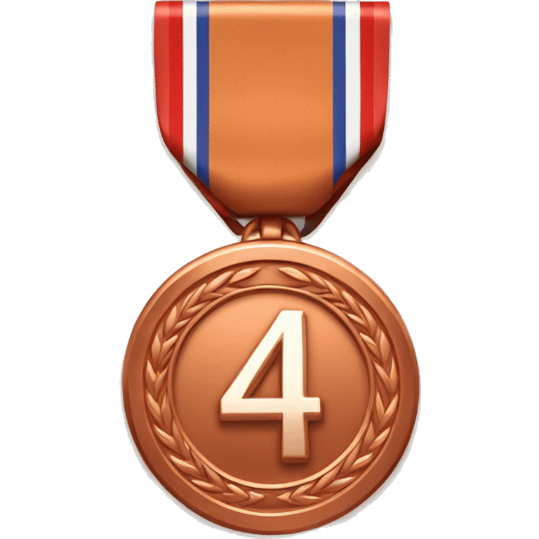 Copper 4th place medal emoji