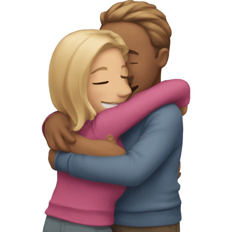 best friends hugging  emoji