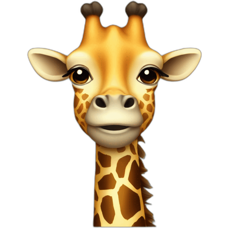 alcoholic giraffe emoji