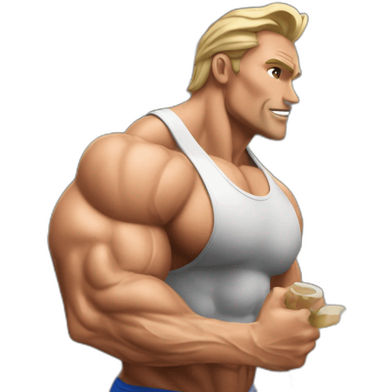 Body builder ignoring many girls and buying creatine  emoji