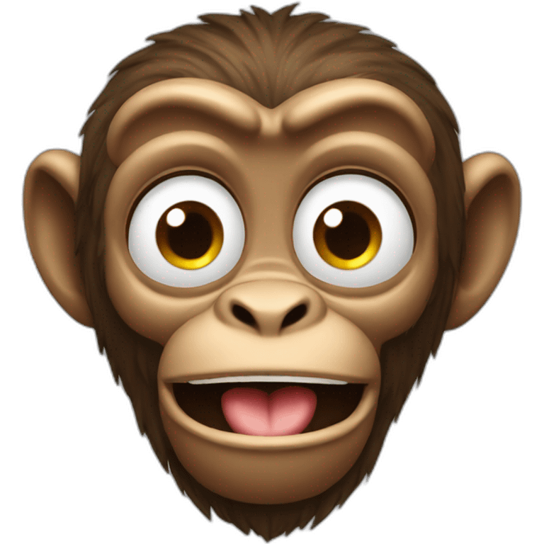 monkey crazy emoji