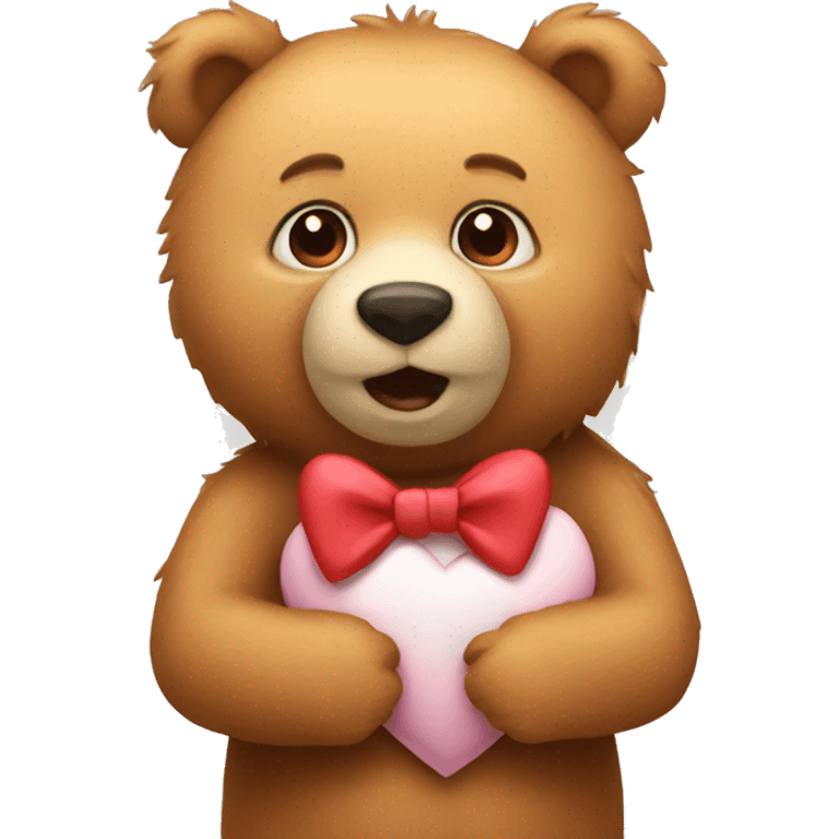 Love you bear emoji