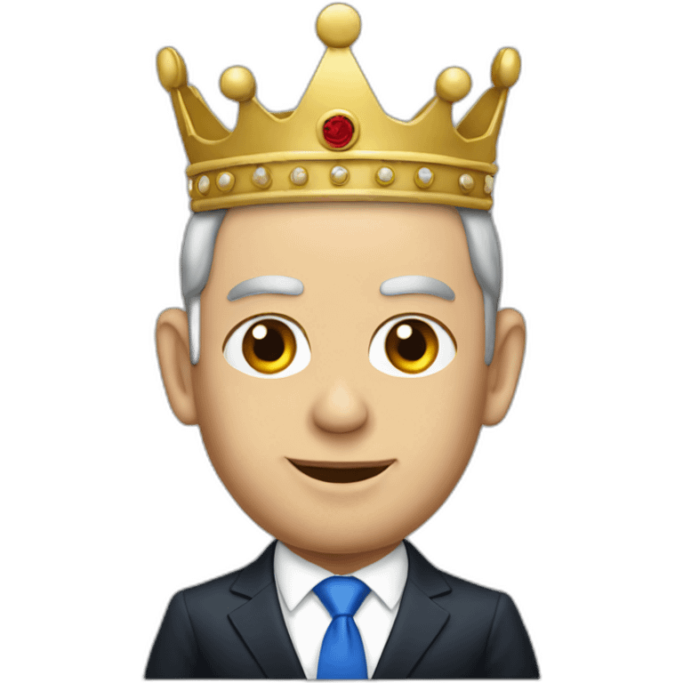 netanyahu with crown emoji