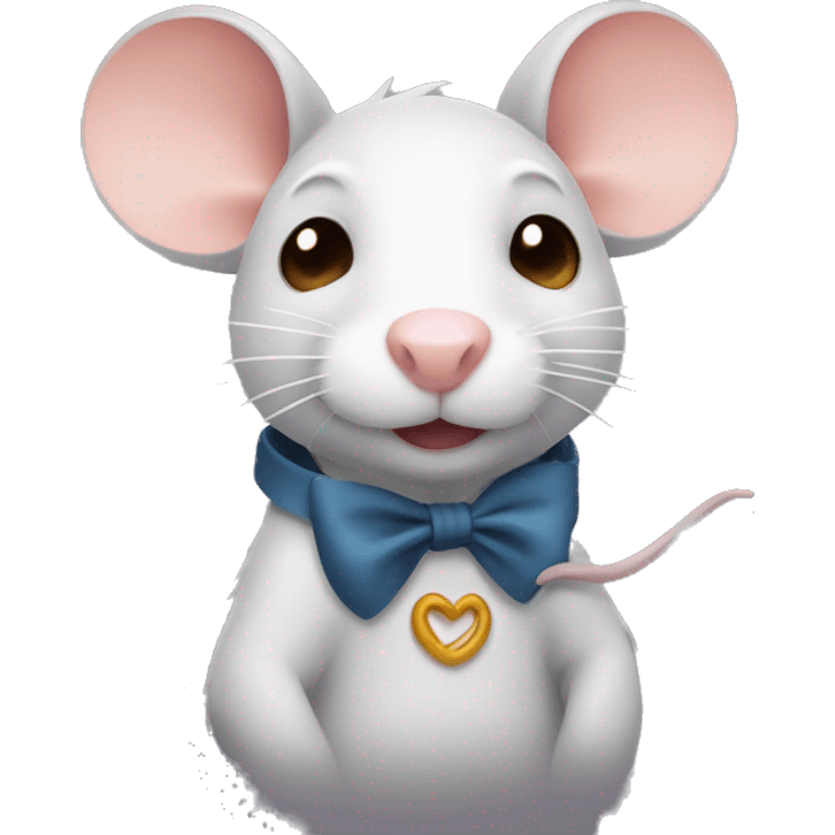 rat with a bow emoji