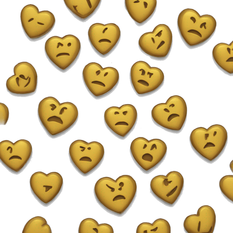 heart doesn't pack metal emoji