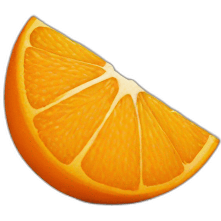 i LETTER orange emoji