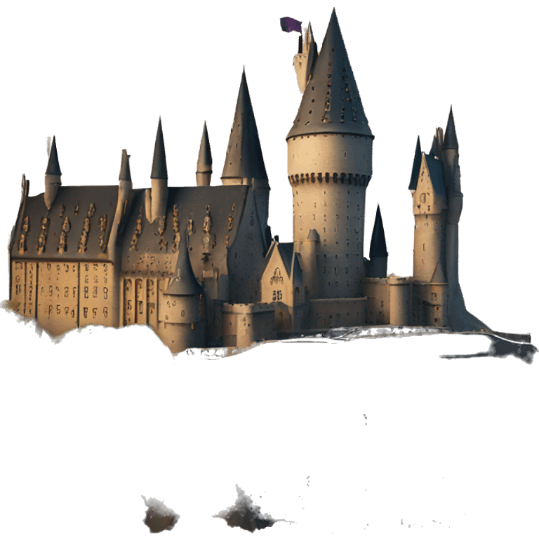 Hogwarts castle emoji