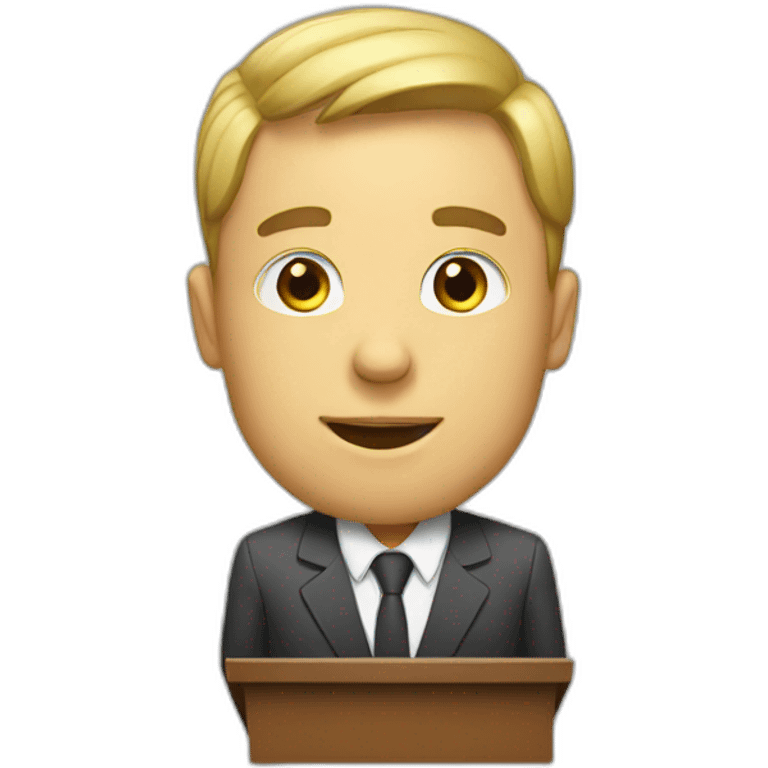 Public Speaking emoji